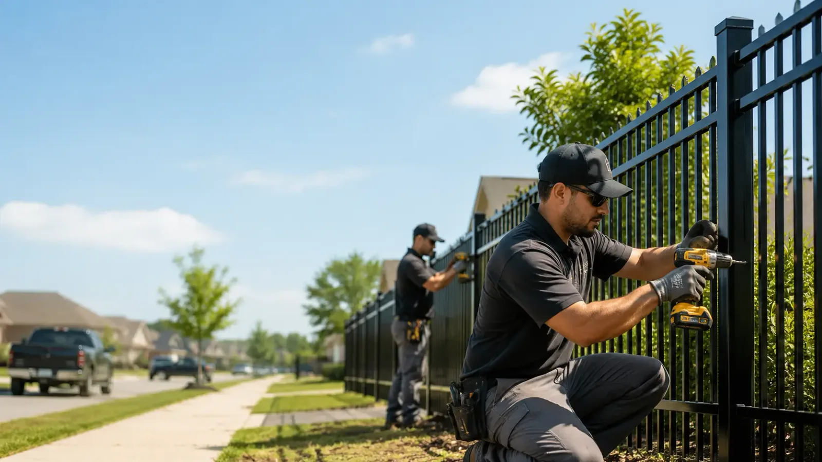 Metal Fence Installation in Eros, LA